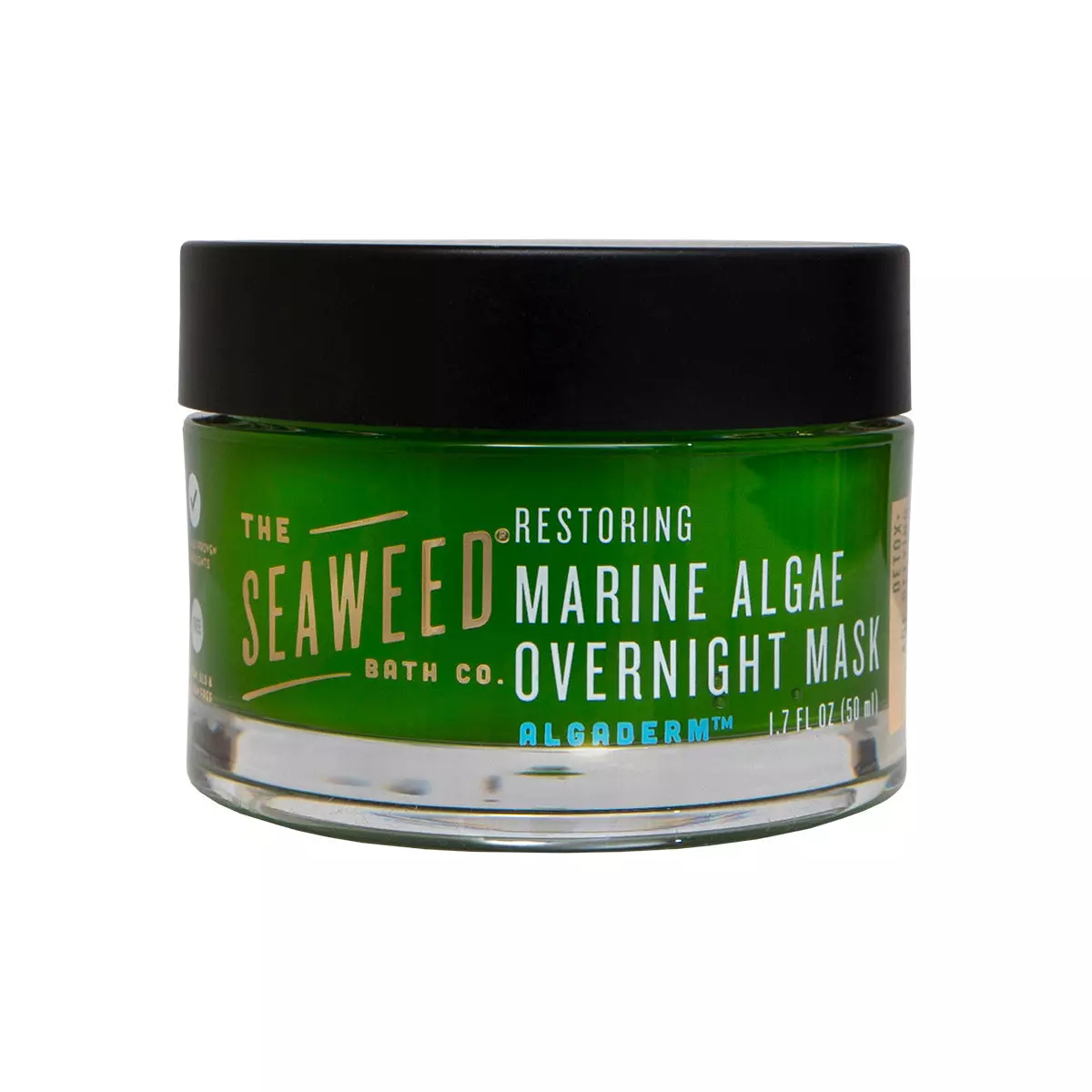 The Seaweed Bath Co. Restoring Marine Algae Overnight Face Mask with Natural Seaweed, AlgaDermTM Complex, Vegan, Cruelty-Free, Gluten-Free, Paraben-Free,1.7 oz