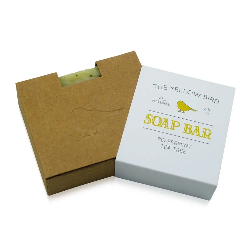 The Yellow Bird Peppermint Tea Tree Soap Bar