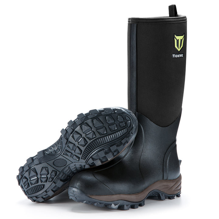 TIDEWE Women’s Insulated Rubber Hunting Boots