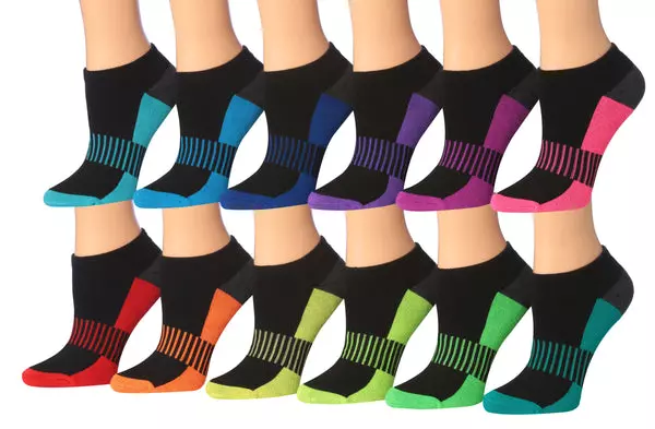 Tipi Toe Low Cut Athletic Sports Performance Socks