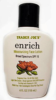 Trader Joe’s Enrich Moisturizing Face Lotion