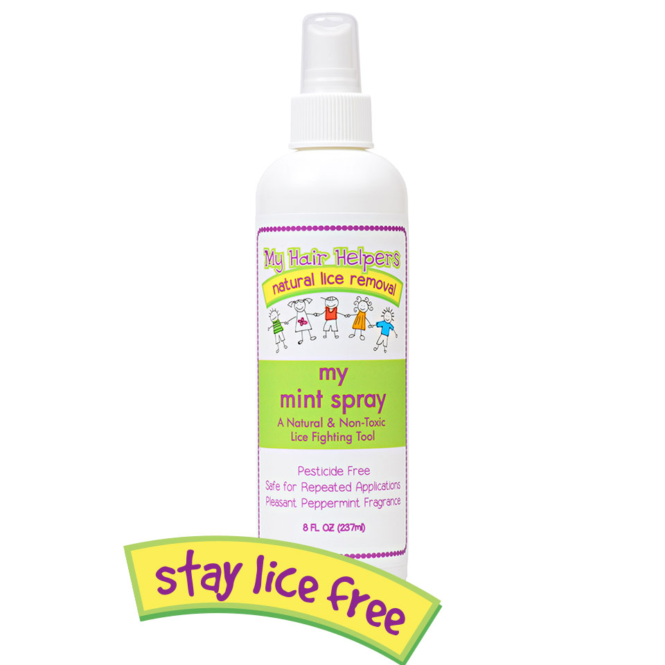 treatment-spray Mint Spray for Lice Prevention Repels Louse Naturally Formulated Non-Toxic Essential Oil Treatment 8 fl Ounces Treats 1-2 People