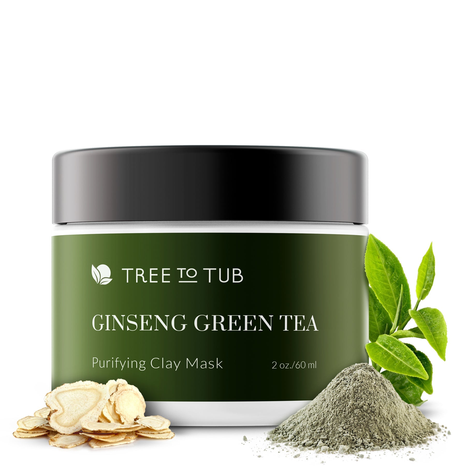 Tree To Tub Bentonite Clay Face Mask for Dry