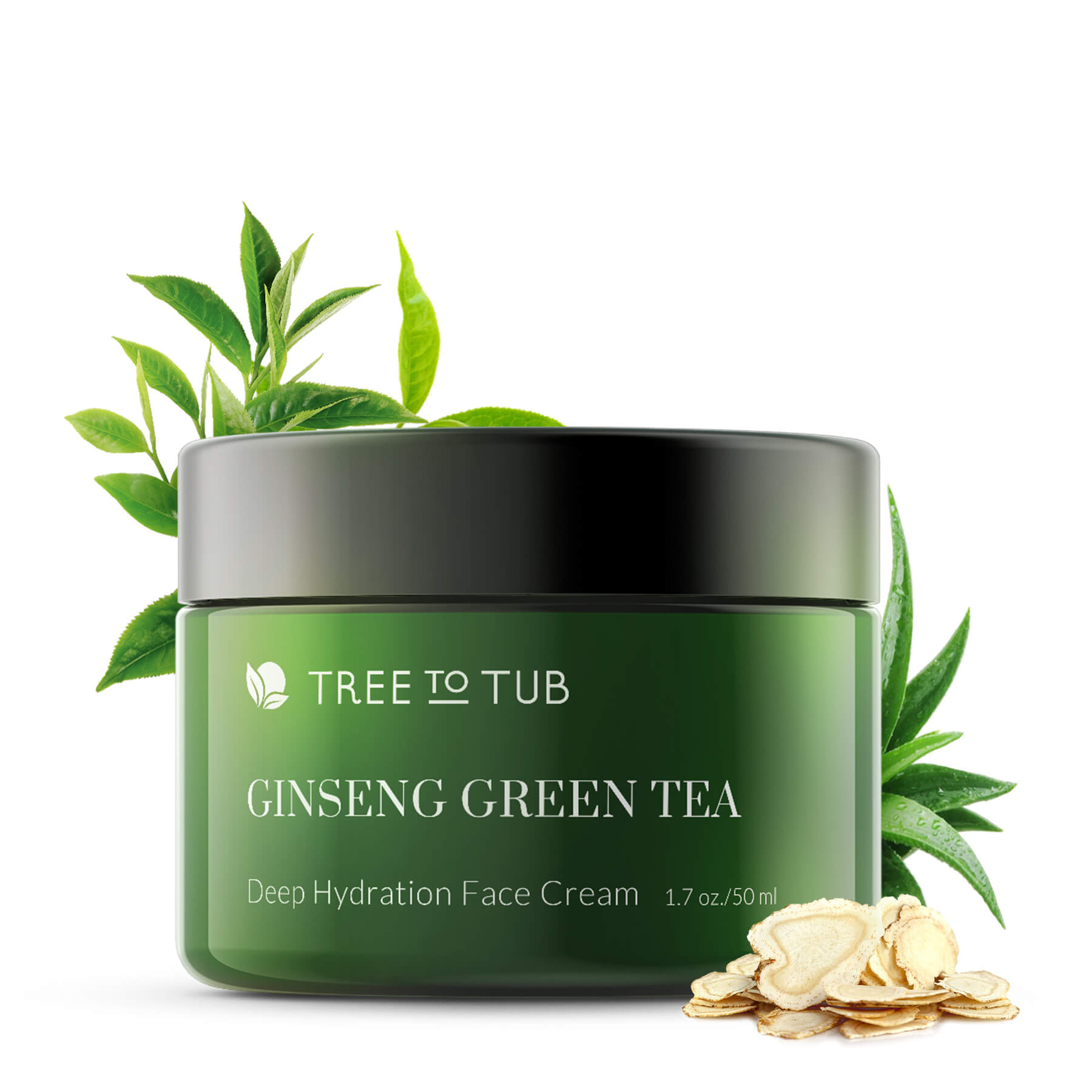 TREE TO TUB Ginseng Green Tea Deep Hydration Face Cream