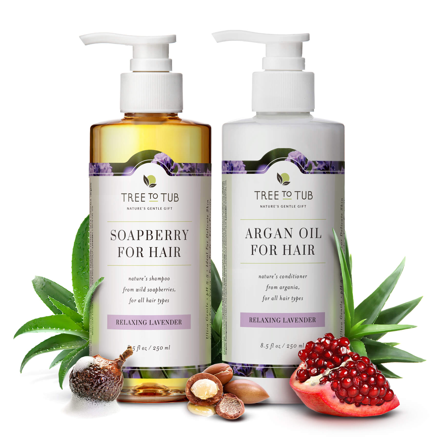 Tree To Tub Hydrating Sulfate Free Shampoo and Conditioner Set 