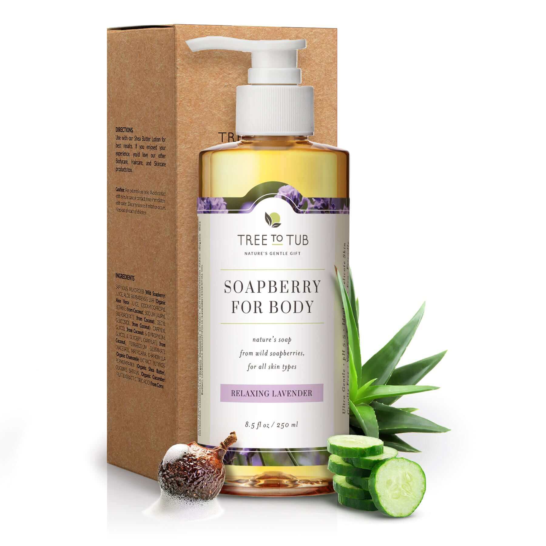 Tree To Tub Lavender Body Wash for Sensitive Skin & Dry Skin