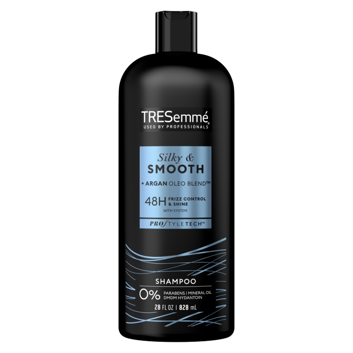 TRESemme Touchable Softness Anti Frizz Shampoo Shampoo for Shiny Hair Smooth & Silky Moroccan Argan Oil Dry Hair Shampoo Formula 28 oz