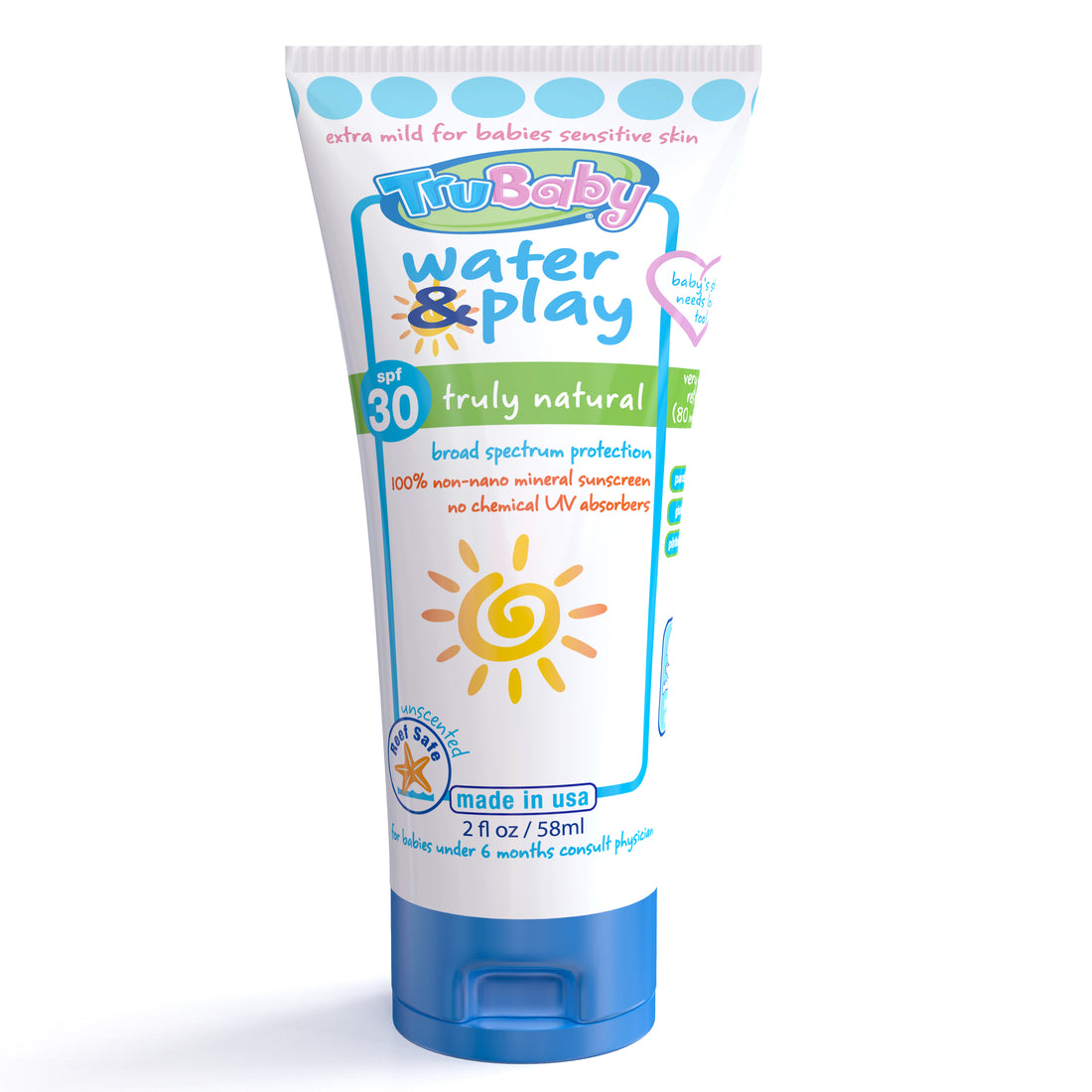 TruBaby Water & Play SPF 30 Broad Spectrum Protection