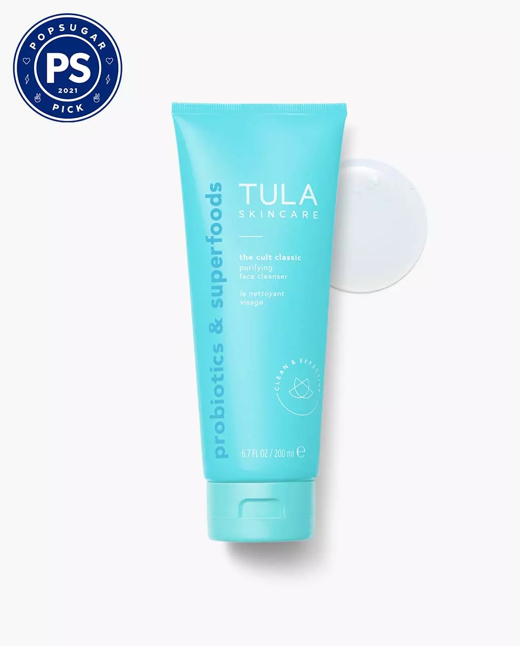 TULA Skin Care The Cult Classic Purifying Face Cleanser | Gentle and Effective Face Wash, Makeup Remover, Nourishing and Hydrating | 6.7 oz. (New Packaging) Turmeric 6.7 Ounce (Pack of 1)