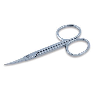 Tweezerman Long Lasting Sharp Cuticle Scissors, Nickle Plated