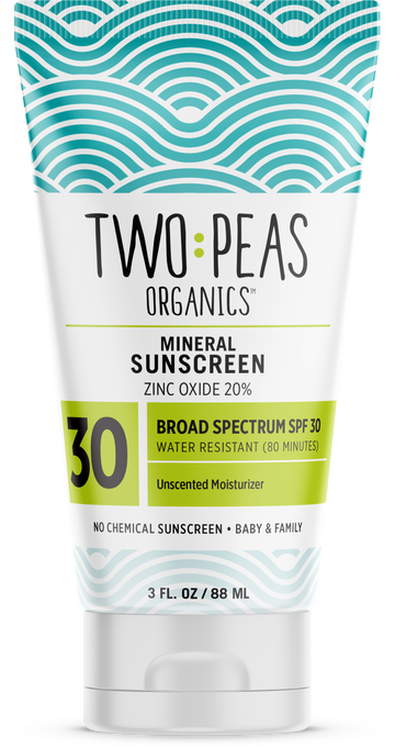 Two Peas Organics Mineral Sunscreen Broad Spectrum SPF 30