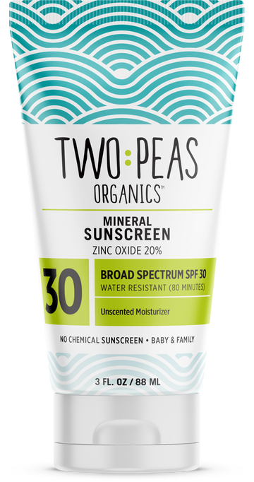 Two Peas Organics Mineral Sunscreen Broad Spectrum SPF 30