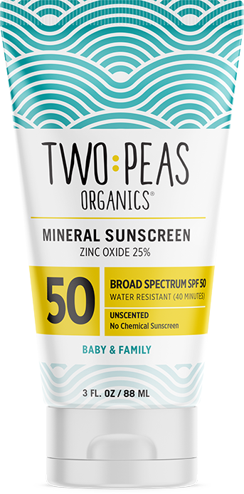 Two Peas Organics Mineral Sunscreen