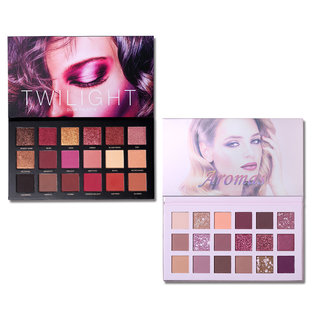 UCANBE Twilight Dust + Aromas Eyeshadow Palette Makeup Set