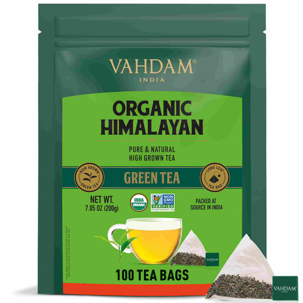 Vahdam Organic Himalayan Pure And Natural Green Tea