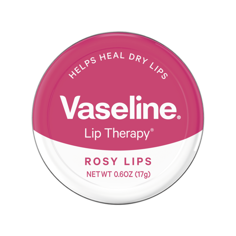 Vaseline Lip Therapy Lip Balm Tin, Rosy Lips, 0.6 Ounce
