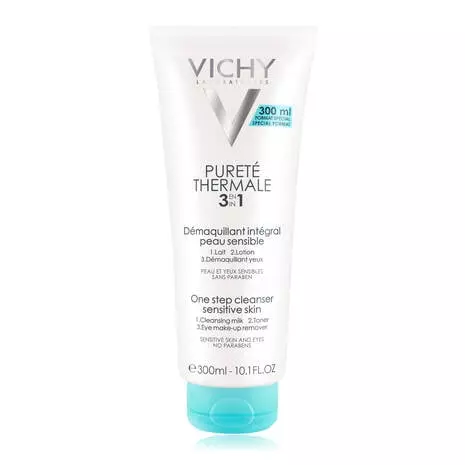 Vichy Purete Thermale One Step Facial Cleanser, Multi Purpose Face Wash, Toner & Makeup Remover, Suitable for Sensitive Skin 6.7 Fl Oz (Pack of 1)