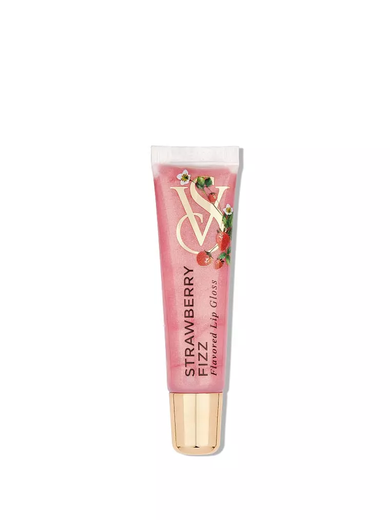 Victoria's Secret Beauty Rush Flavored Lip Gloss Strawberry Fizz