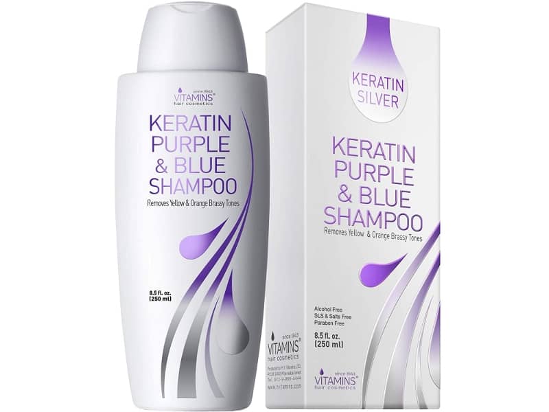 Vitamins Keratin Purple Hair Toning Shampoo