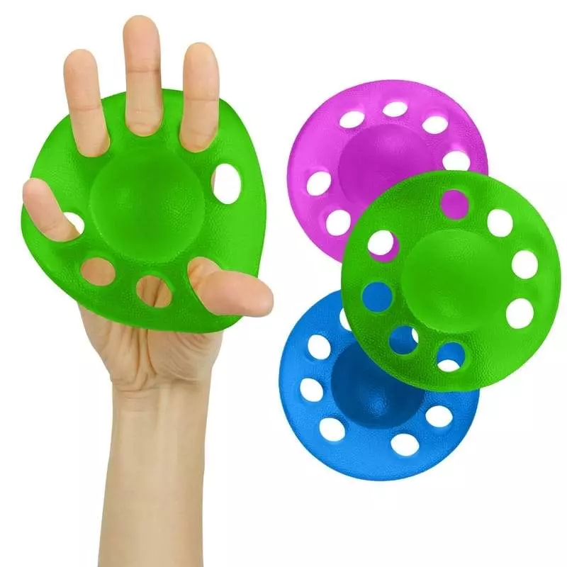 Vive Finger Exerciser and Hand Strengthener - Extensor Trainer Grip Stretcher Balls - Therapy Exercises for Arthritis, Carpal Tunnel, Forearm Muscle Strength Band Guitar, Rock Climbing Strengthening