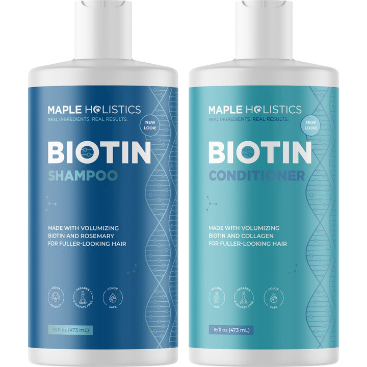 Volumizing Biotin Shampoo and Conditioner Set