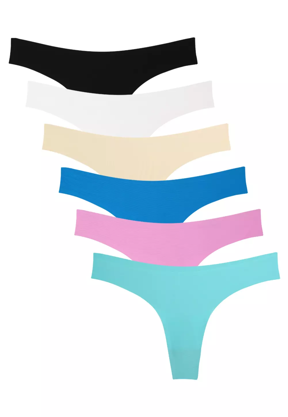 Wealurre Women's Microfiber Low Rise No Show Panty