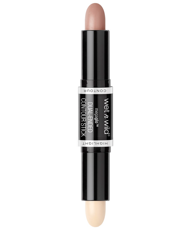 Wet n Wild MegaGlo Dual-Ended Contour Stick Medium/Tan, 0.28 Ounce (Pack of 1), (752A)