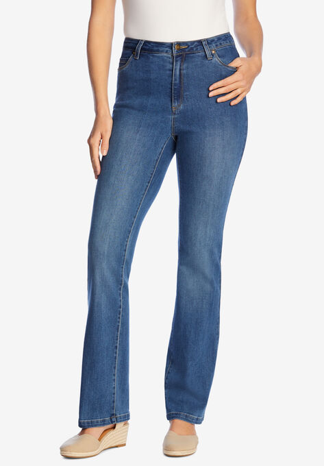 Woman Within Plus Size Bootcut Stretch Jeans