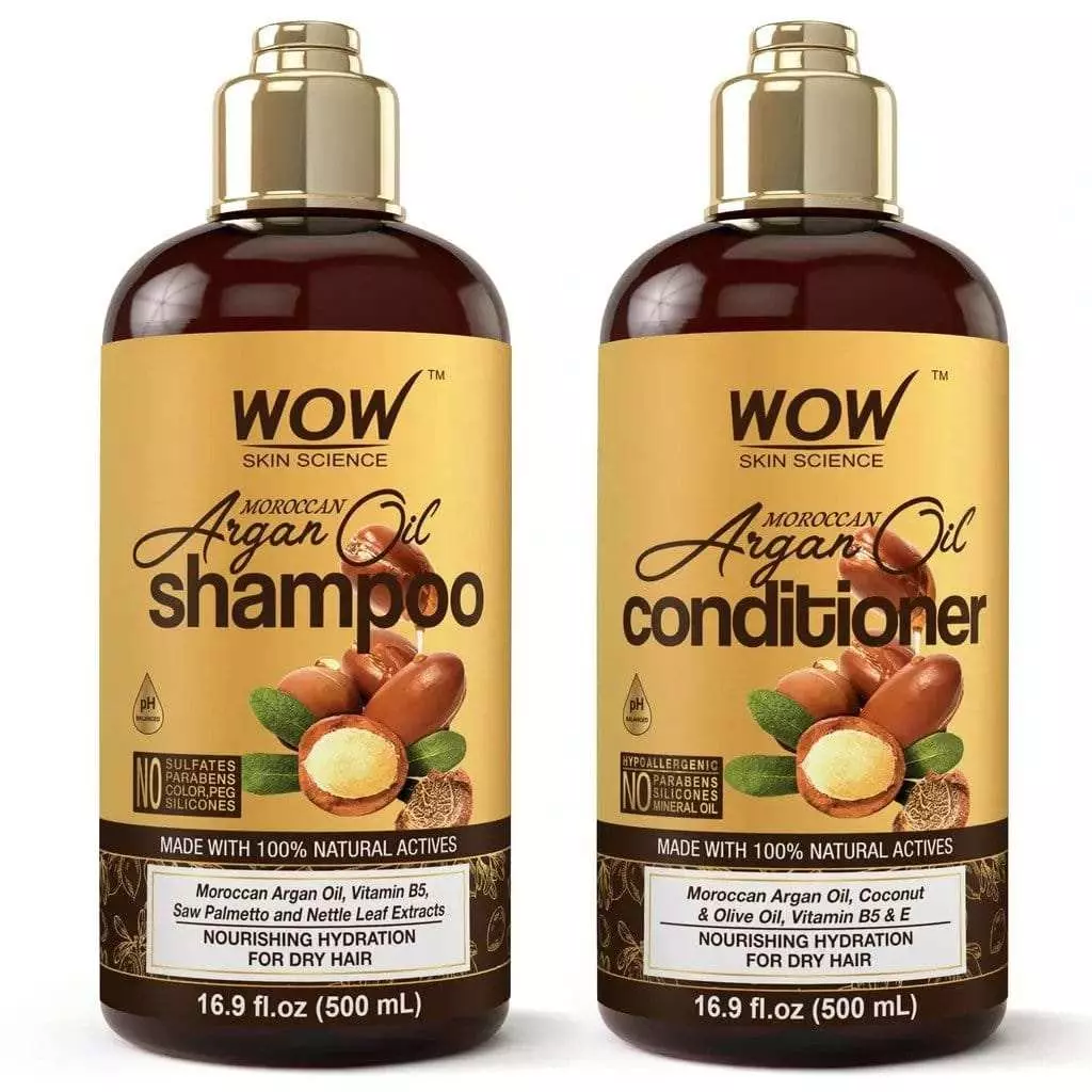 WOW Skin Science Moroccan Argan Oil Shampoo And Conditioner