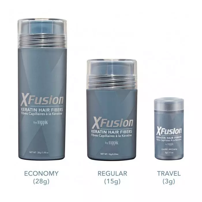 XFusion Keratin Hair Fibers - Gray