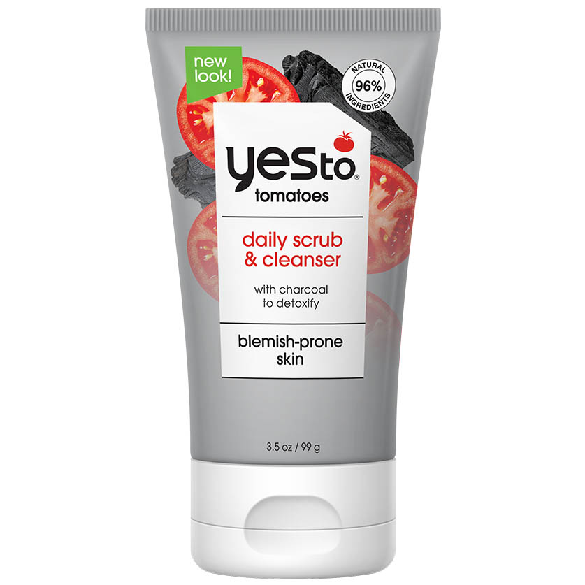 Yes To Tomatoes Clear Skin Detoxifying Charcoal Deep Cleansing Scrub 3