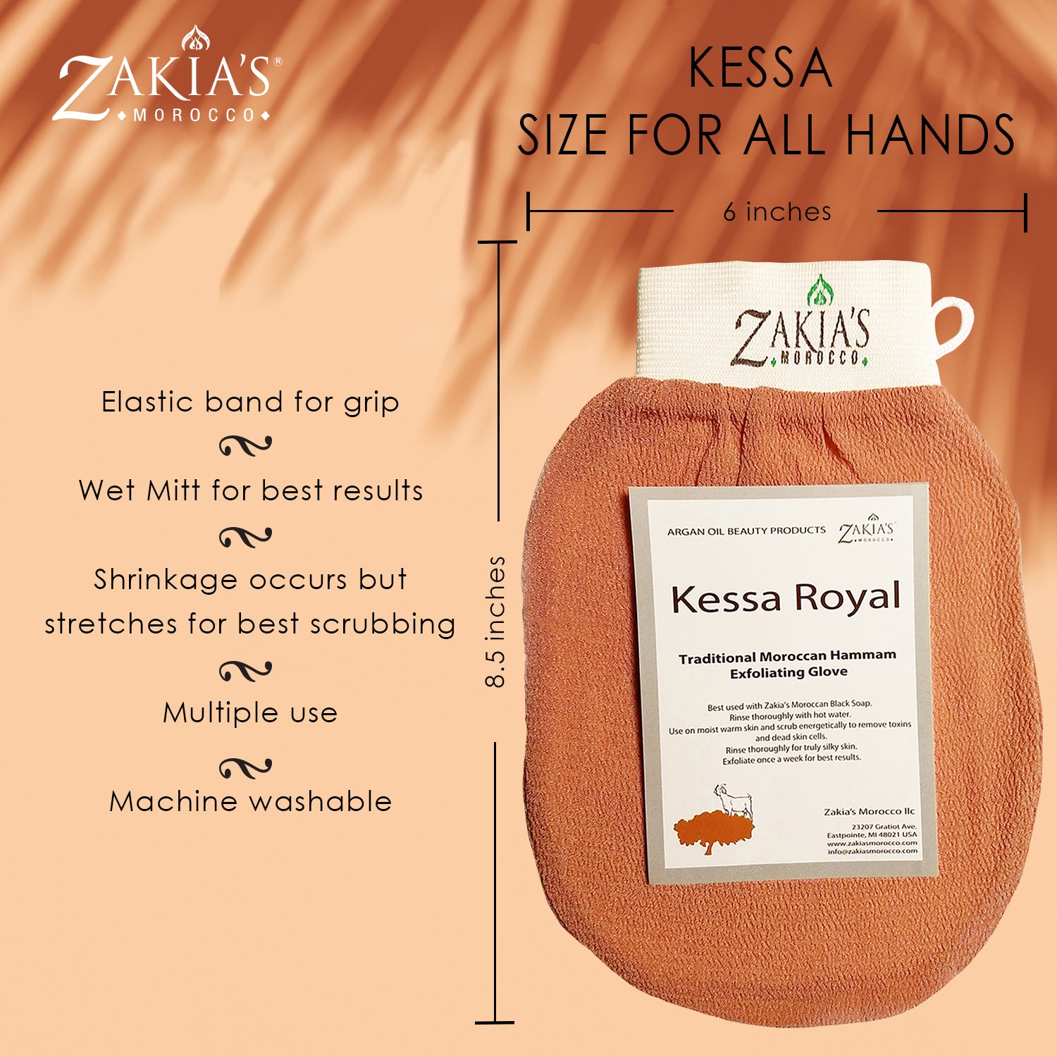 Zakia’s Morocco Kessa Royal Exfoliating Glove