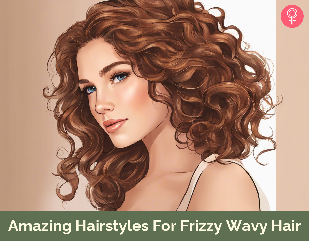frizzy wavy hair