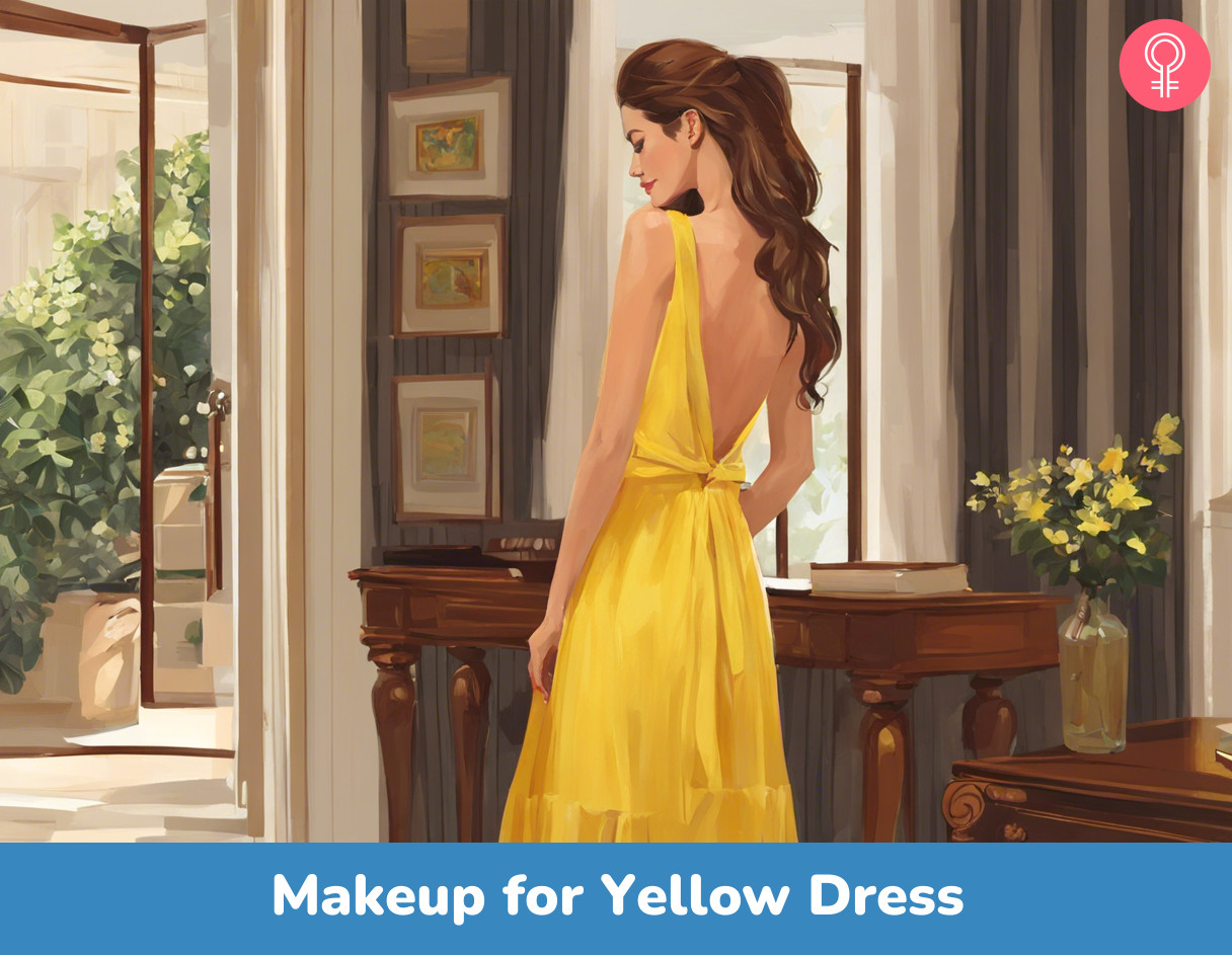 Makeup for Yellow Dress