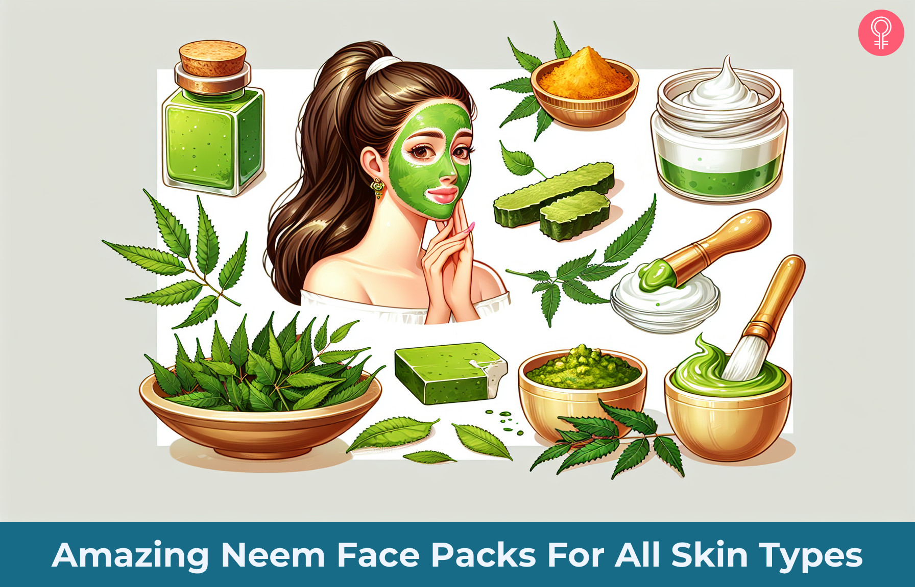 neem face packs_illustration