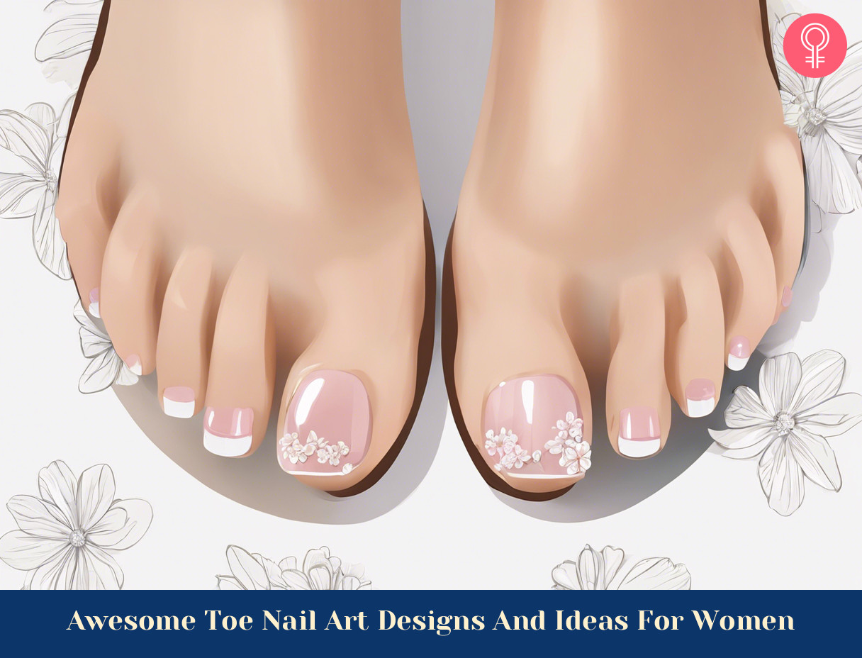 toe nail Art designs