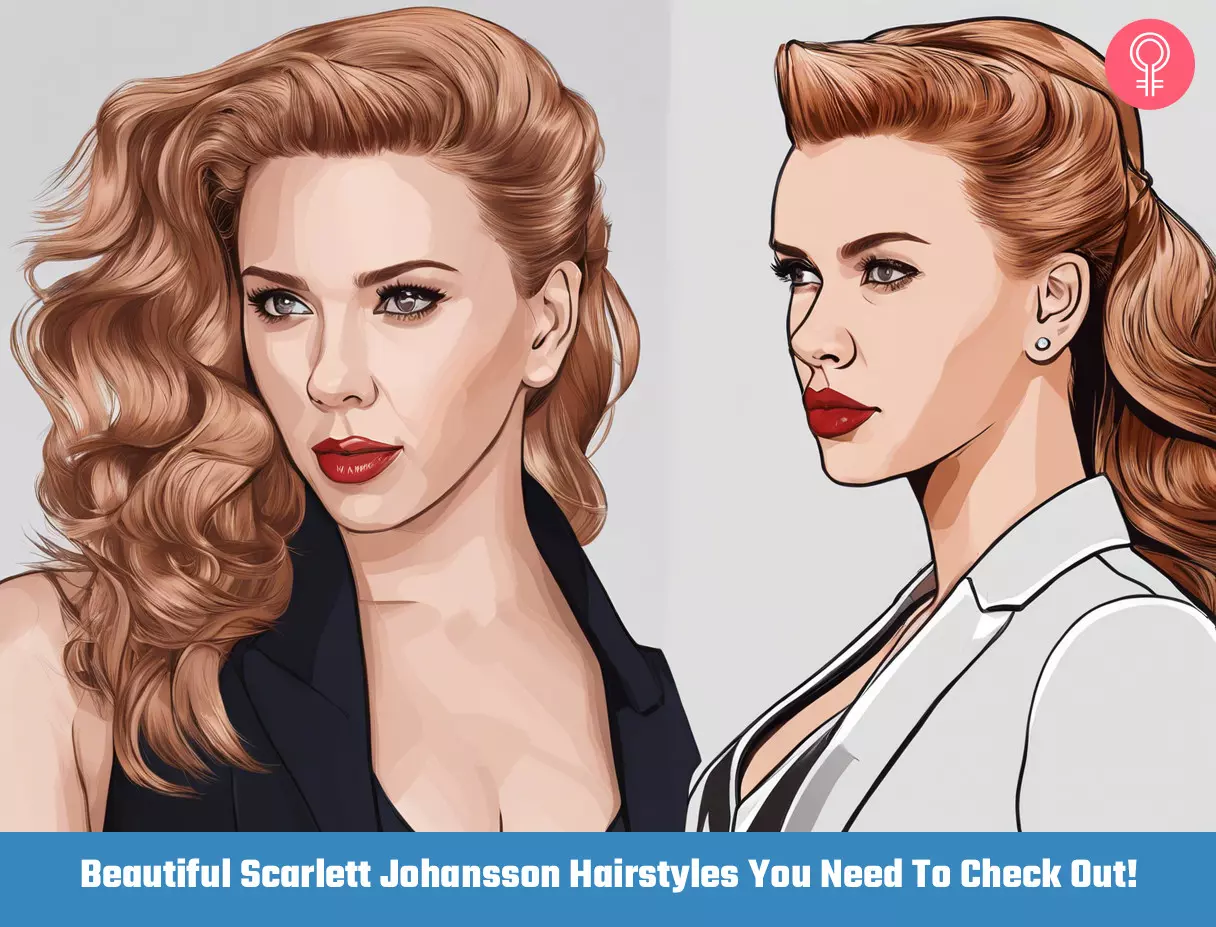 scarlett johansson hairstyles_illustration