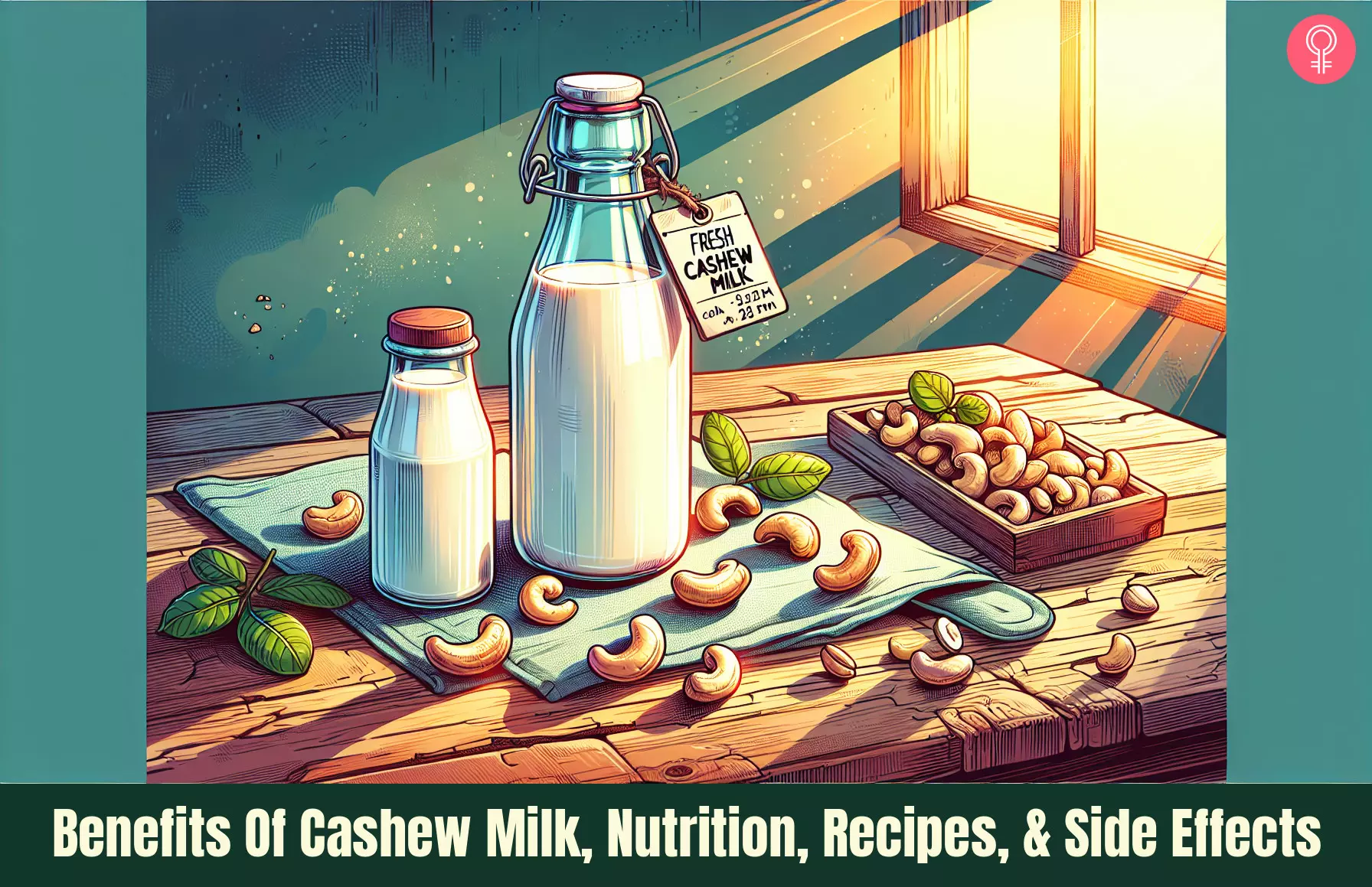 Cashew milk_illustration