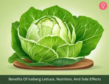 Iceberg lettuce benefits