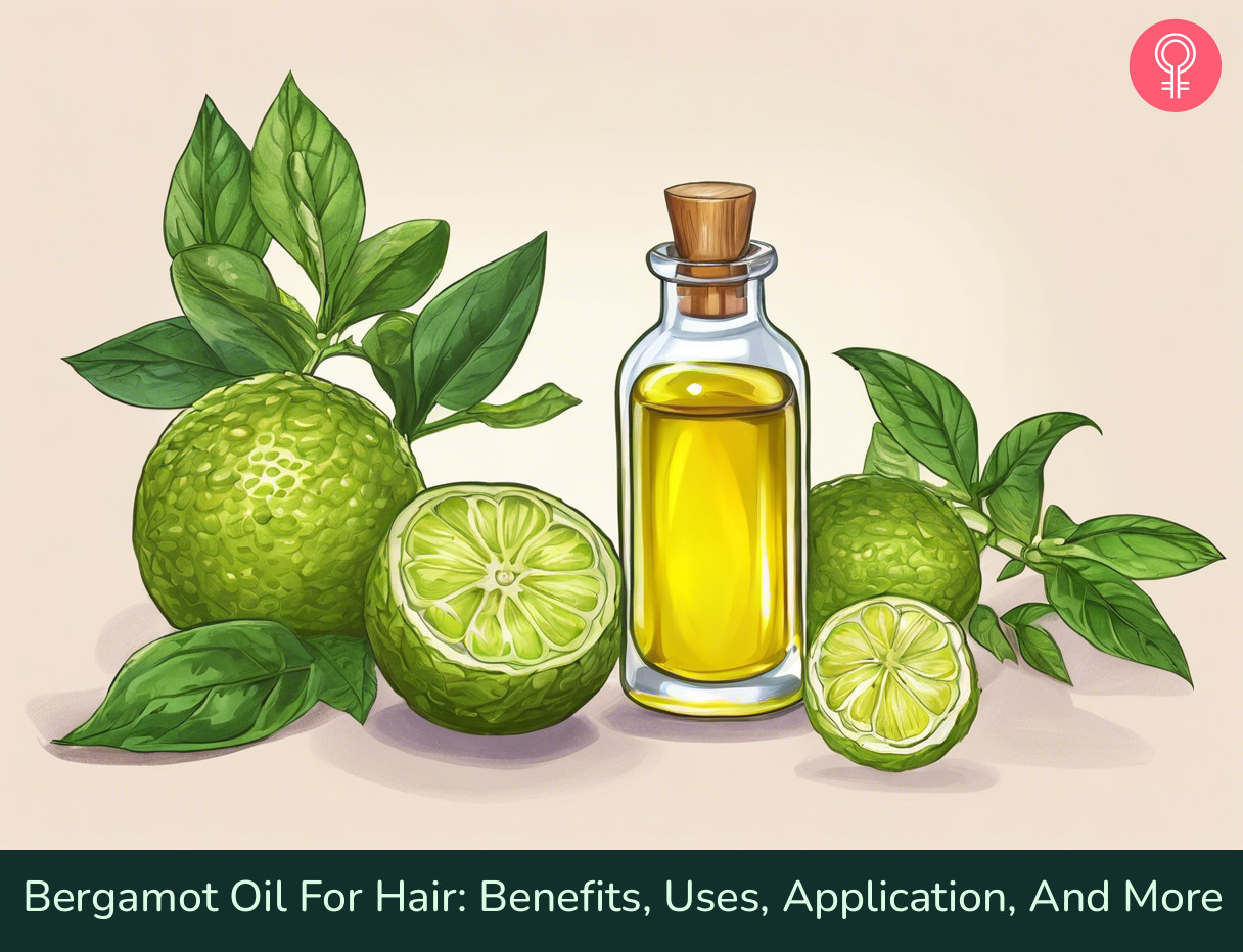 bergamot oil for hair_illustration