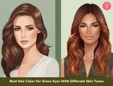 hair color for green eyes