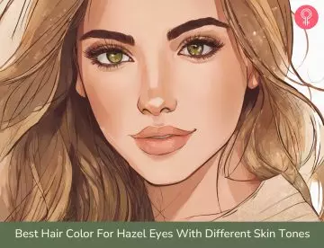 Hair Color For Hazel Eyes With Different Skin Tones