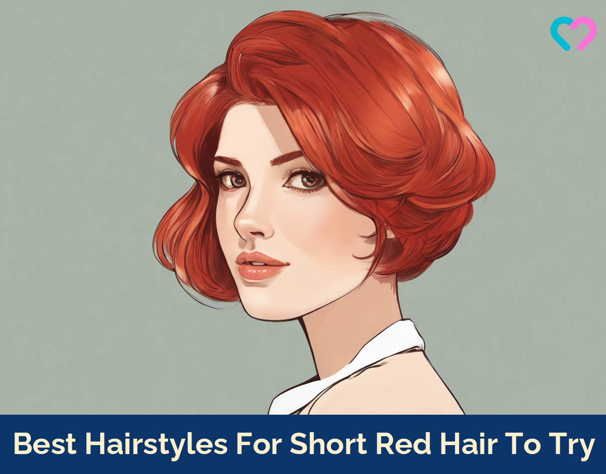 short red hairstyle