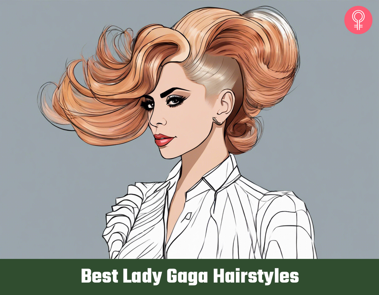 Lady Gaga Red Long Hairstyle - PoP Haircuts | Frisuren, Lady gaga, Haarlänge