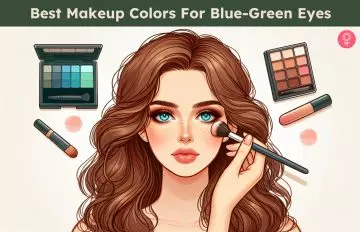 makeup for blue green eyes_illustration