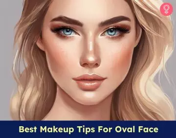 makeup tips for oval face