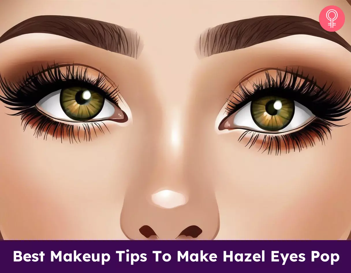 easy makeup for hazel eyes