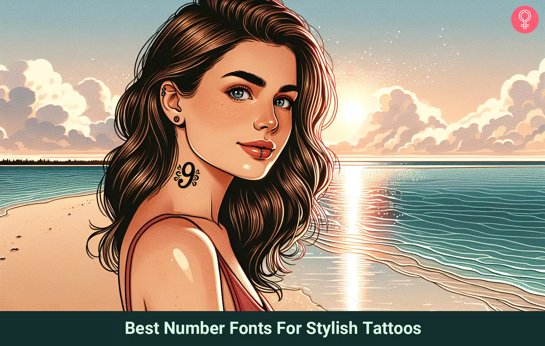tattoo number fonts