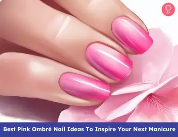 pink ombre nail ideas