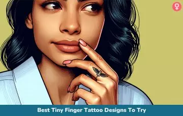 34 Best Tiny Finger Tattoo Designs To Try In 2024